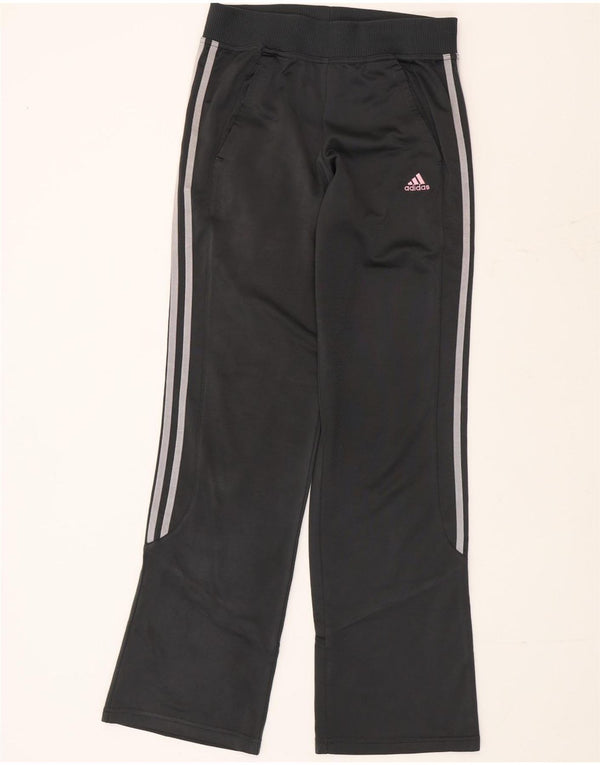 Adidas Girls Tracksuit Trousers 15-16 Years  Black Colourblock Polyester