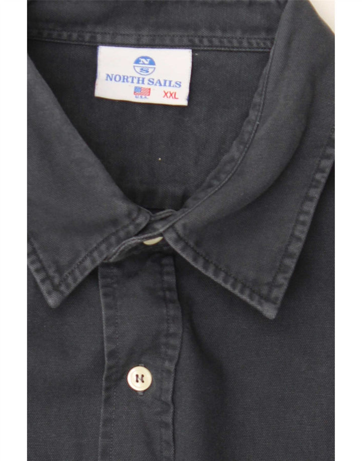 North Sails Mens Graphic Shirt 2XL Black