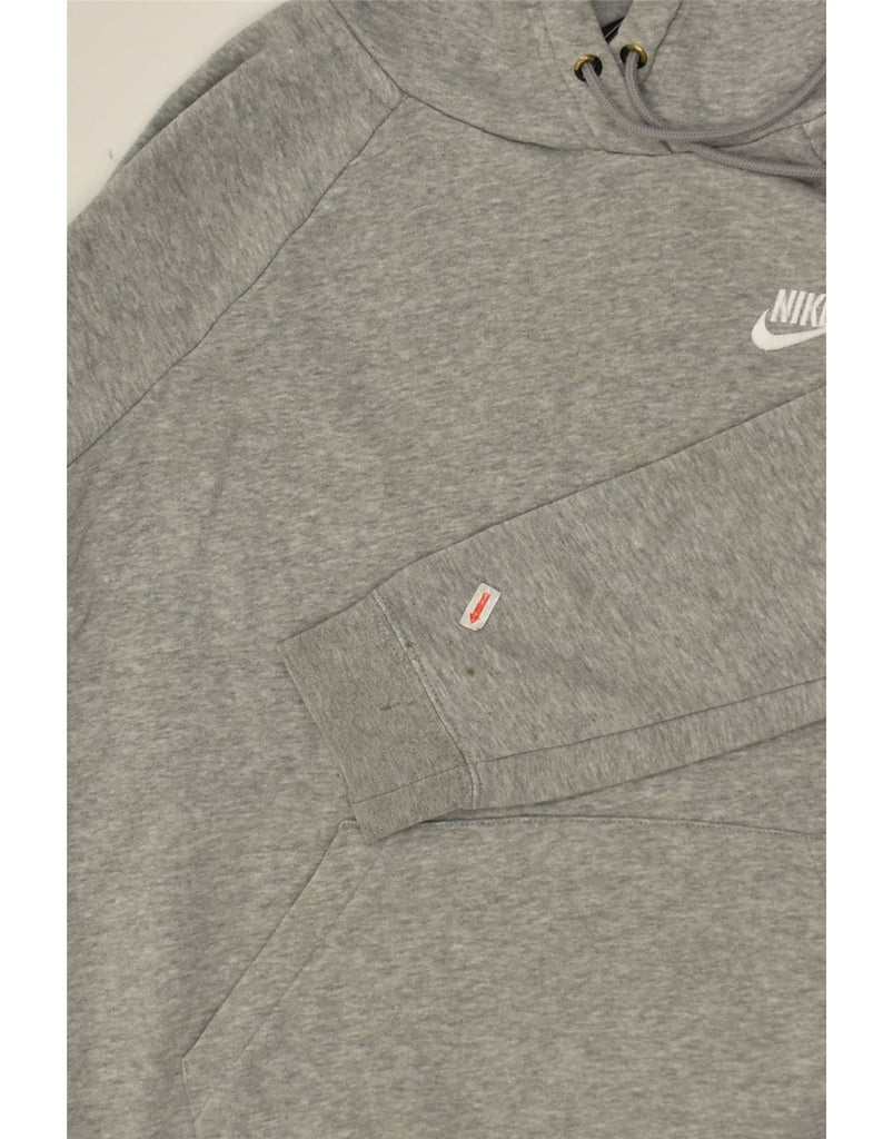 NIKE Mens Hoodie Jumper Small Grey Cotton | Vintage Nike | Thrift | Second-Hand Nike | Used Clothing | Messina Hembry 