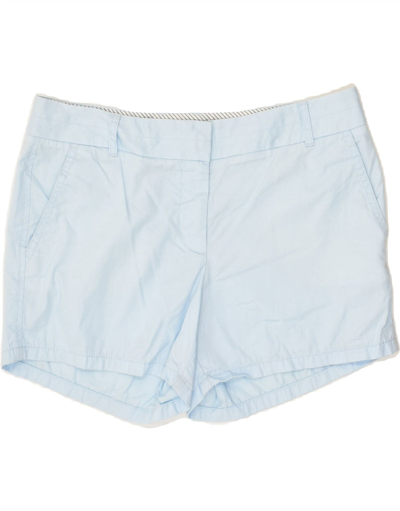 J. CREW Womens Chino Shorts US 8 Medium W30 Blue Cotton | Vintage J. Crew | Thrift | Second-Hand J. Crew | Used Clothing | Messina Hembry 