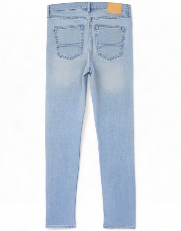 Hollister Womens Slim Fit Straight Jeans W29 L32 Blue Cotton
