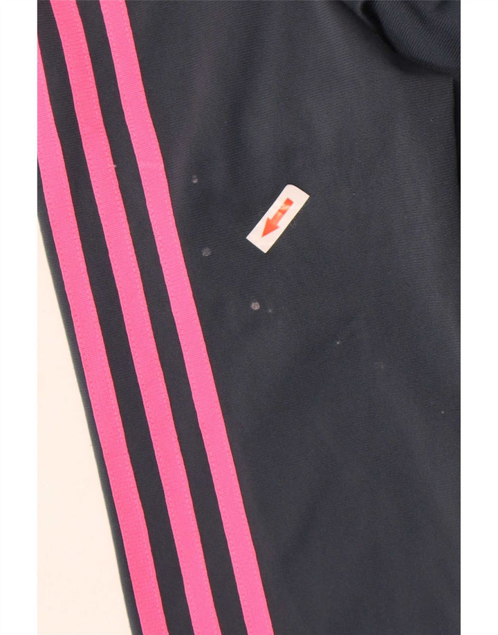 Adidas Womens Tracksuit Top Jacket EU 38 Small Grey Polyester
