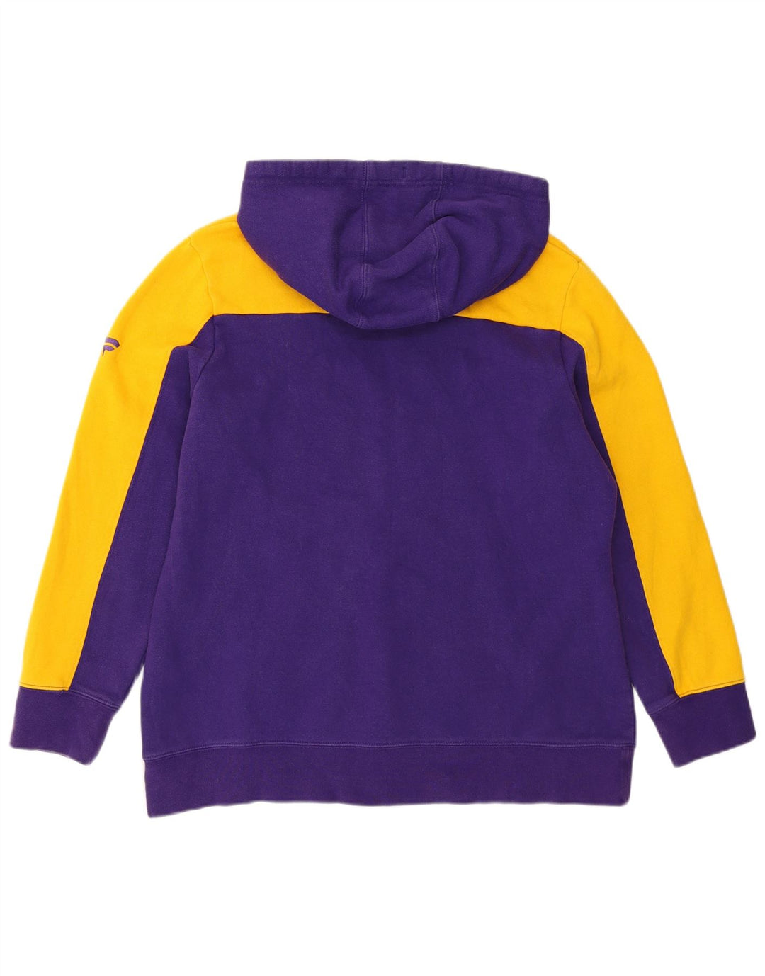 NFL Boys Vikings Hoodie Jumper 13-14 Years Large Purple Colourblock