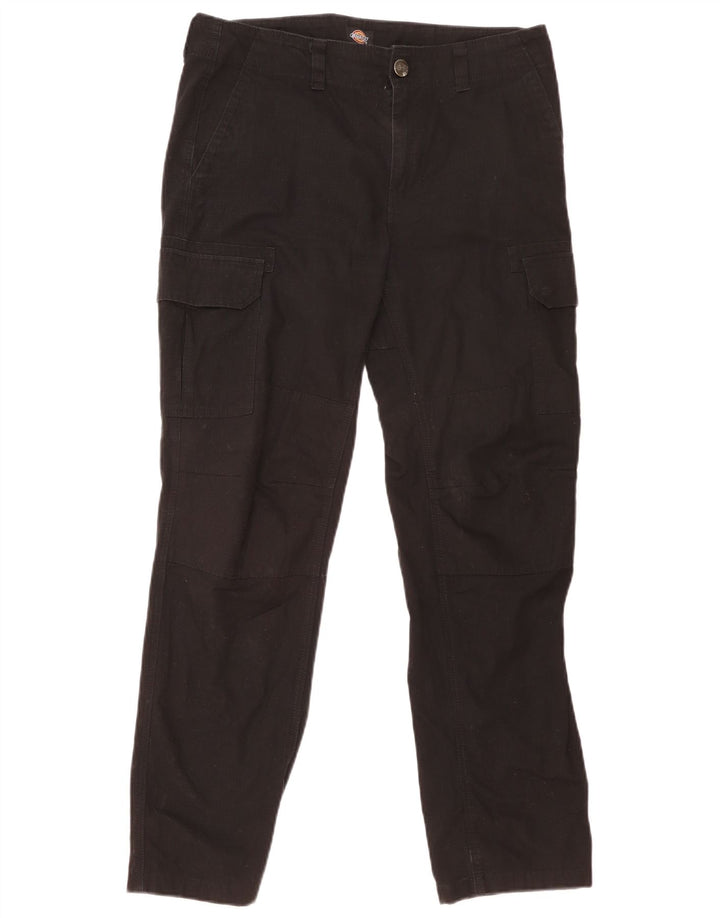 Dickies Mens Slim Cargo Trousers W32 L30 Black Polyester