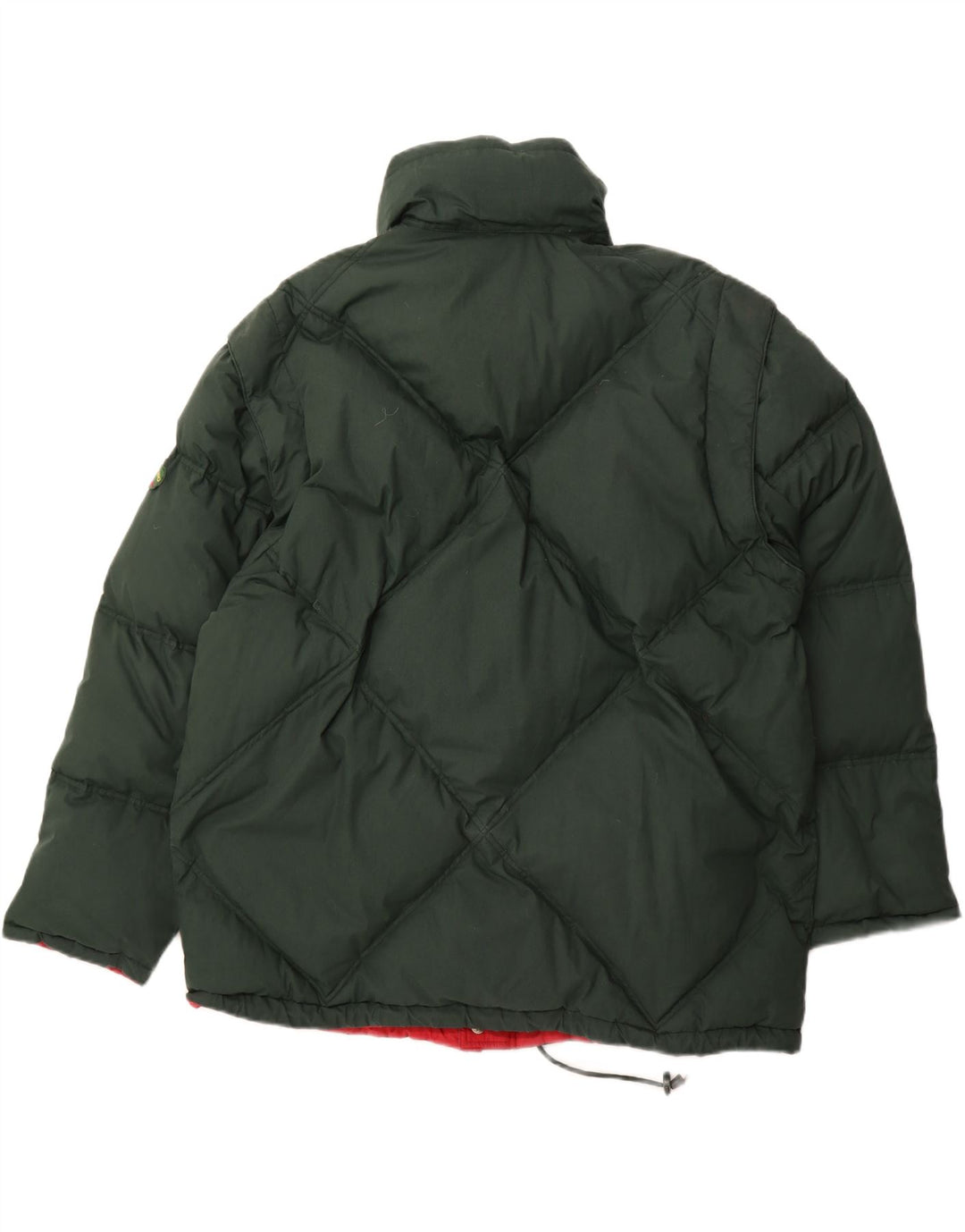 DIADORA Womens Loose Fit Reversible Padded Jacket UK 16 Large Red