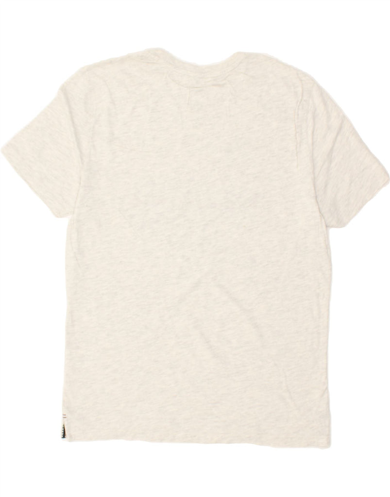 WHITE STUFF Mens Authentic Graphic T-Shirt Top Medium Grey Cotton | Vintage White Stuff | Thrift | Second-Hand White Stuff | Used Clothing | Messina Hembry 