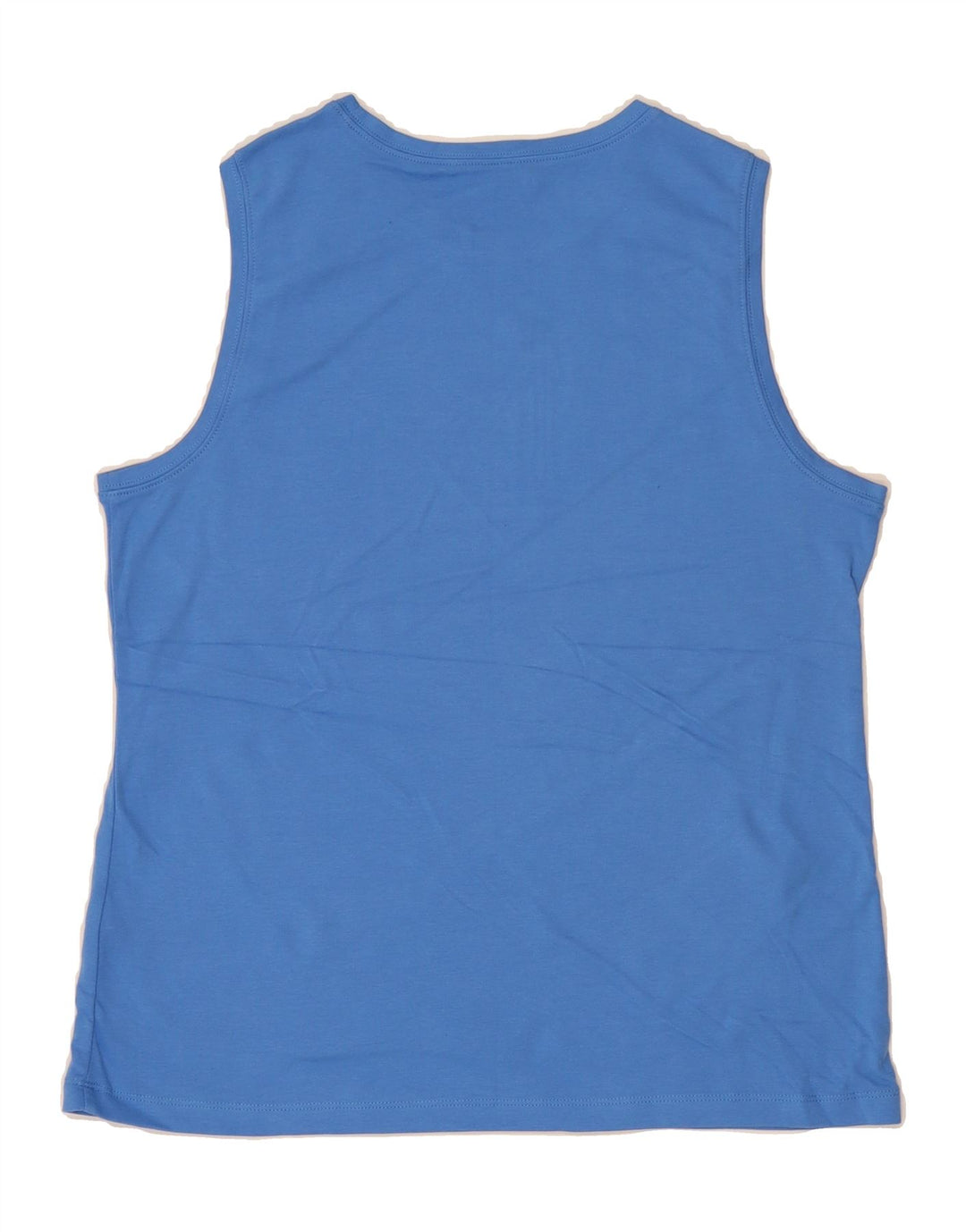 L.L.BEAN Womens Vest Top UK 12 Medium Blue Cotton Vintage L.L.Bean and Second-Hand L.L.Bean from Messina Hembry 