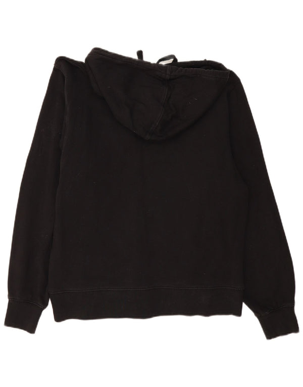 VANS Mens Graphic Hoodie Jumper XS Black Cotton