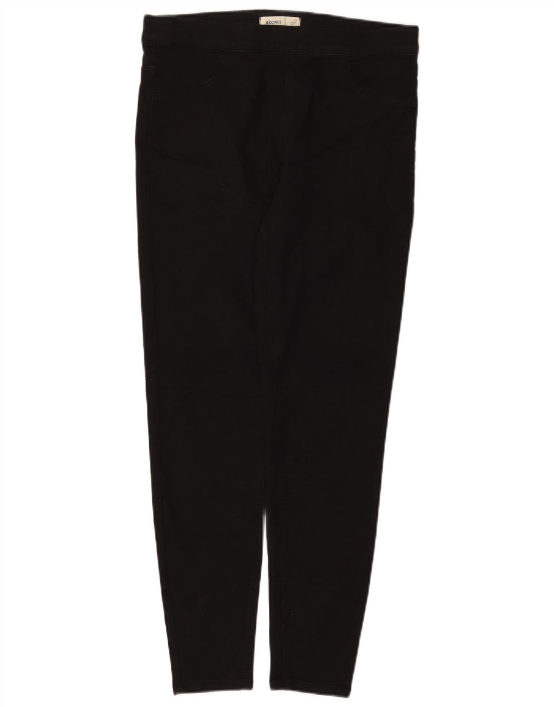 Marks & Spencer Womens Short Jegging Jeans UK 12 Medium W30 L26 Black