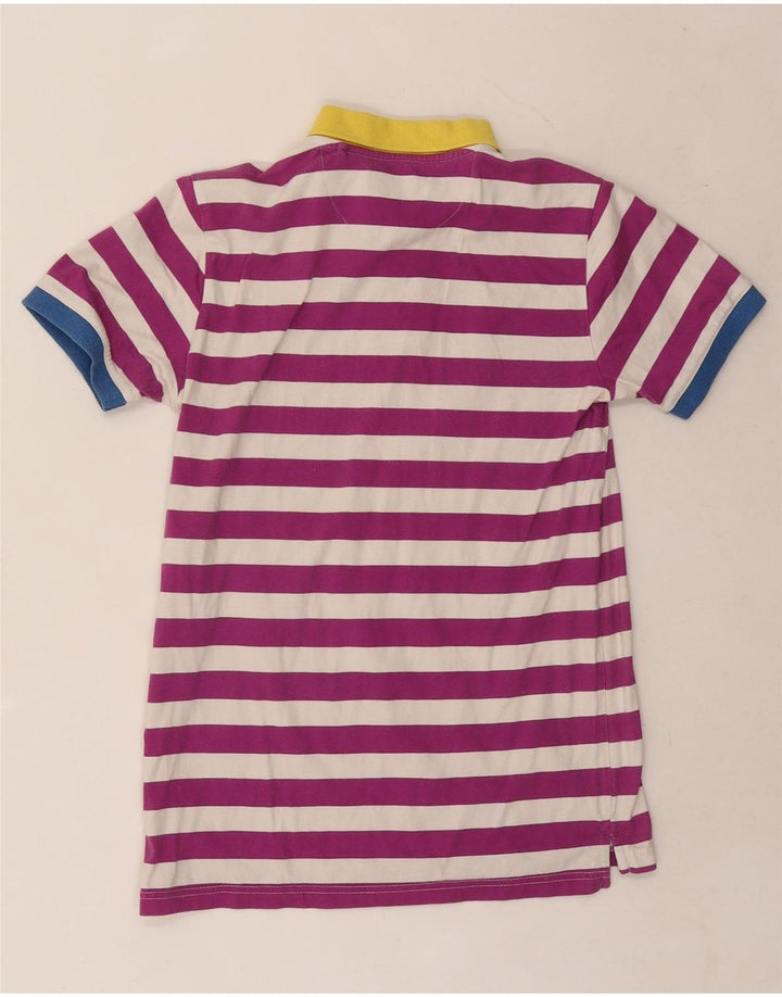 Invicta Mens Polo Shirt Small Purple Striped