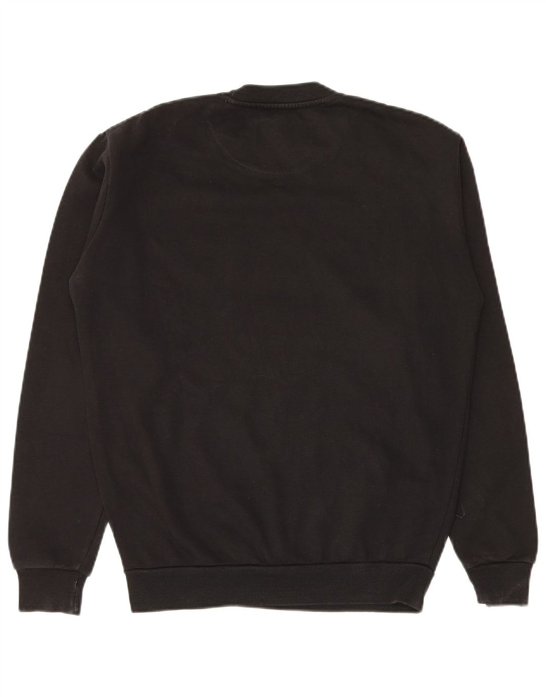Zara Mens Sweatshirt Jumper Small Black Check