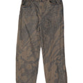 Zara Mens Straight Jeans EU 42 Large W32 L32 Blue Tie Dye