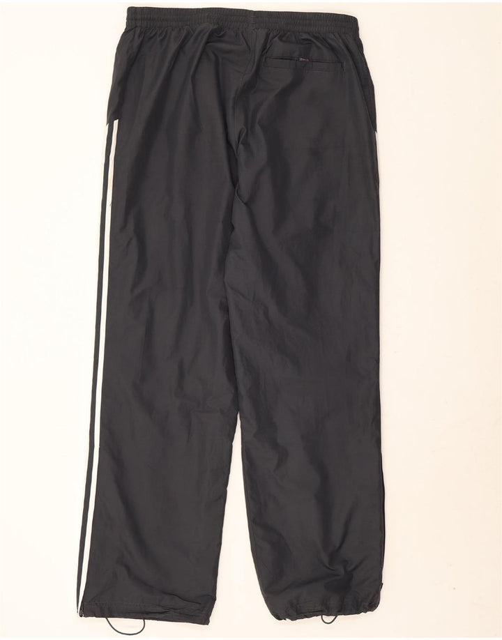 ADIDAS Mens Tracksuit Trousers UK 46/48 XL Black Polyester