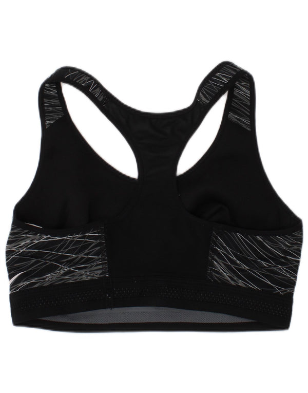 Nike Womens Graphic Sport Bra Top Small Black Sports