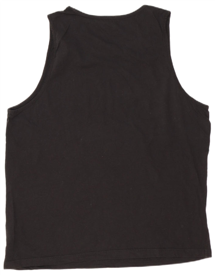 PUMA Mens Graphic Vest Top 2XL Black Cotton