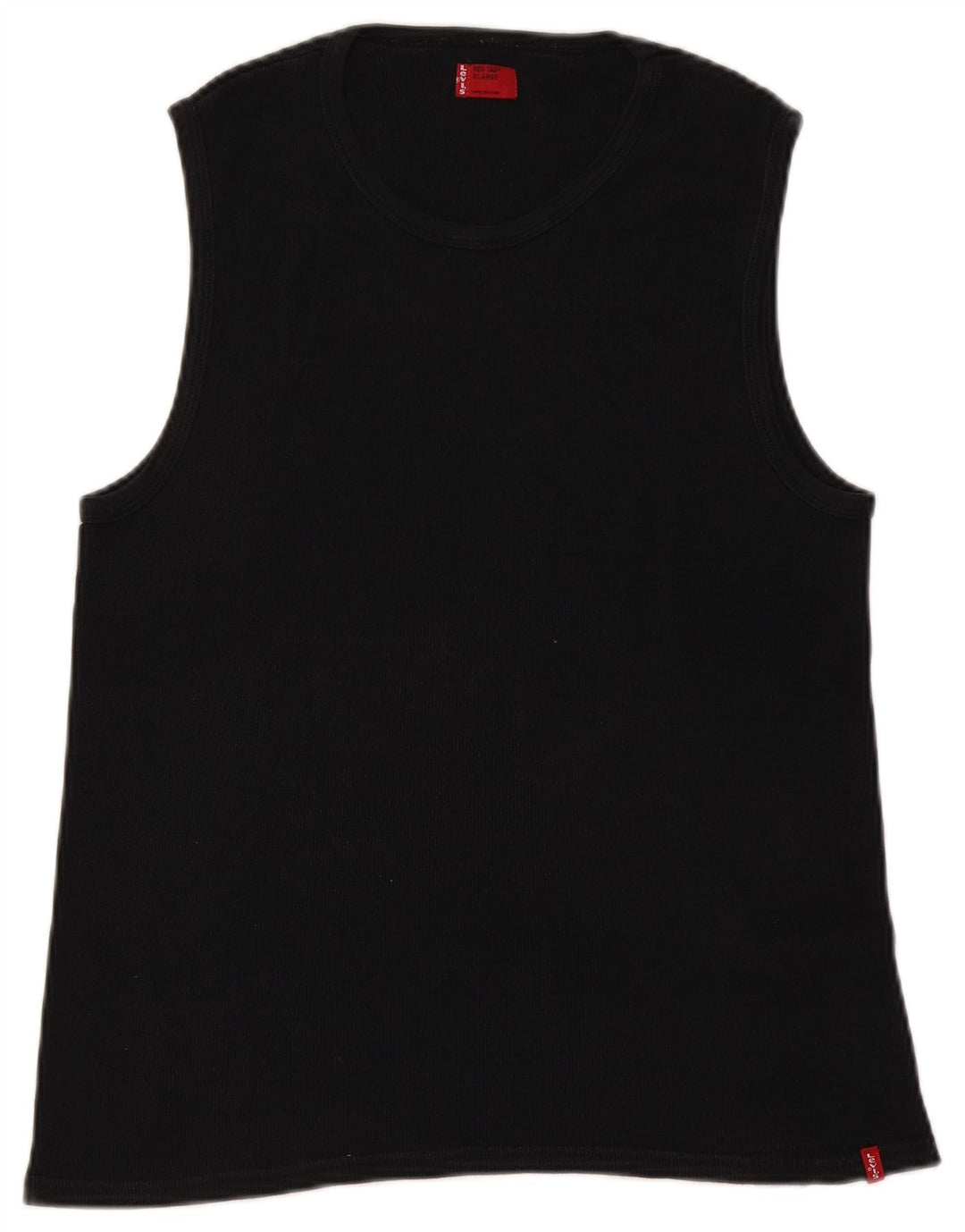 Levi's Womens Vest Top UK 18 XL Black Cotton