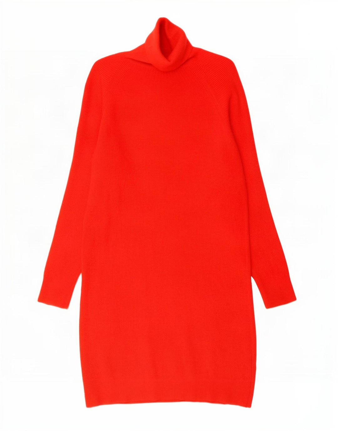 Massimo Dutti Womens Jumper Dress UK 14 Medium Red Wool