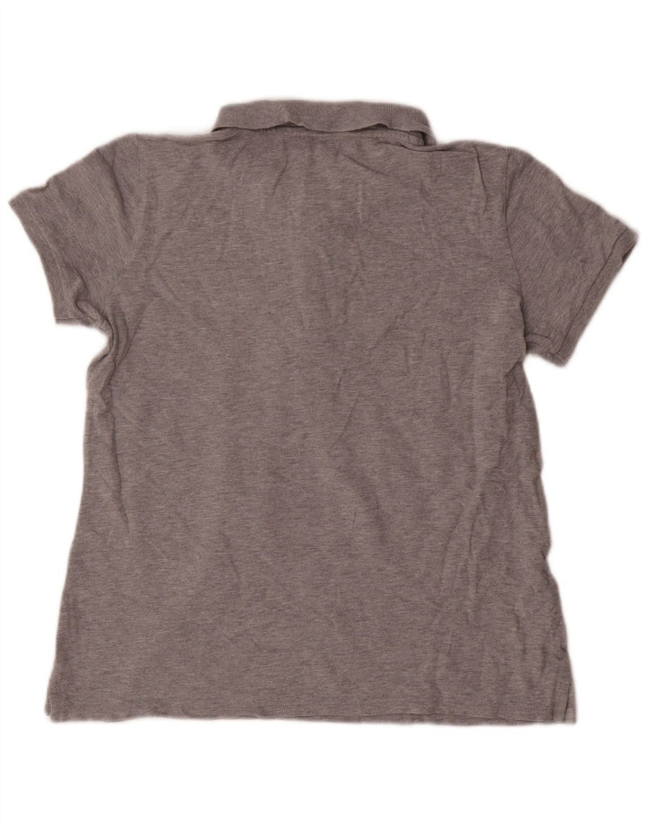 Benetton Mens Polo Shirt UK 14 Medium Grey
