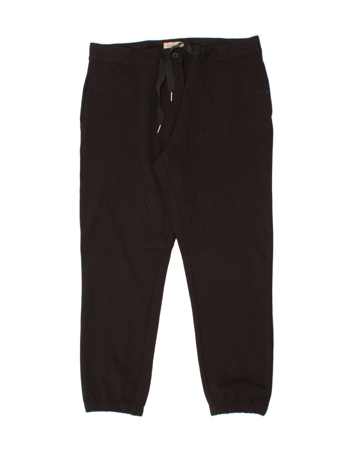 DACK'S Womens Joggers Chino Trousers Large W34 L29 Black Polyester Vintage Dack's and Second-Hand Dack's from Messina Hembry 