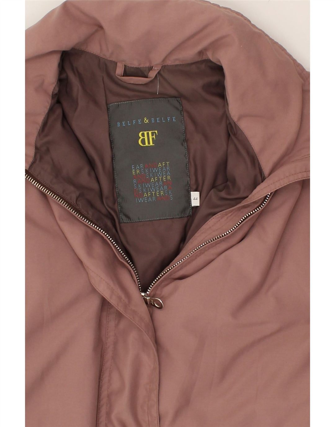 BELFE & BELFE Womens Loose Fit Ski Jacket IT 44 Medium Beige | Vintage Belfe & Belfe | Thrift | Second-Hand Belfe & Belfe | Used Clothing | Messina Hembry 