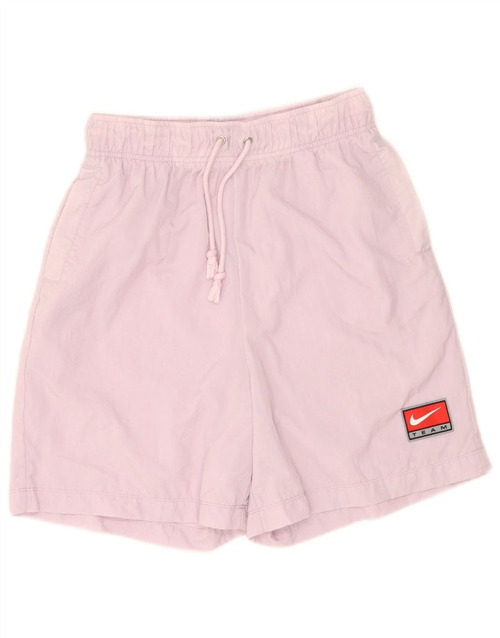 Nike Womens Sport Shorts UK 8 Small  Purple Polyester
