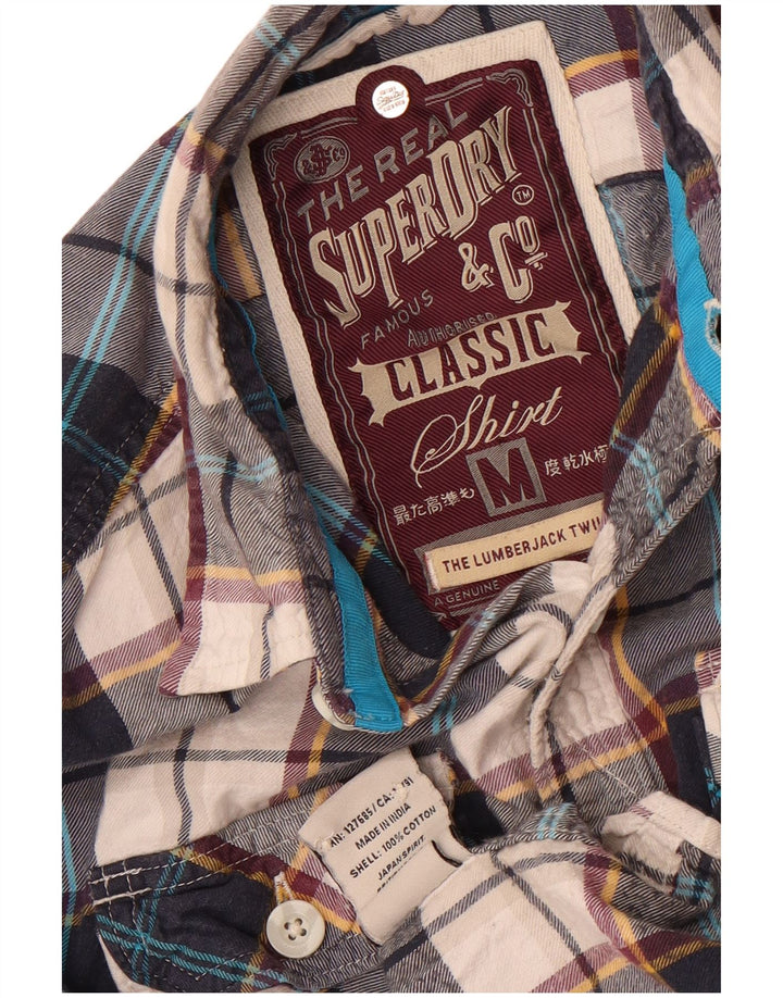 Superdry Mens Classic Lumberjack Flannel Shirt Medium Multicoloured Check