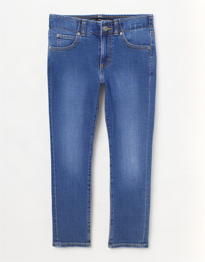 Lee Boys Slim Jeans 11-12 Years W24 L29 Blue Cotton