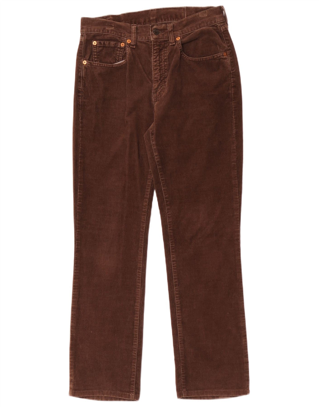 Levi's Mens Slim Corduroy Trousers W28 L29 Brown