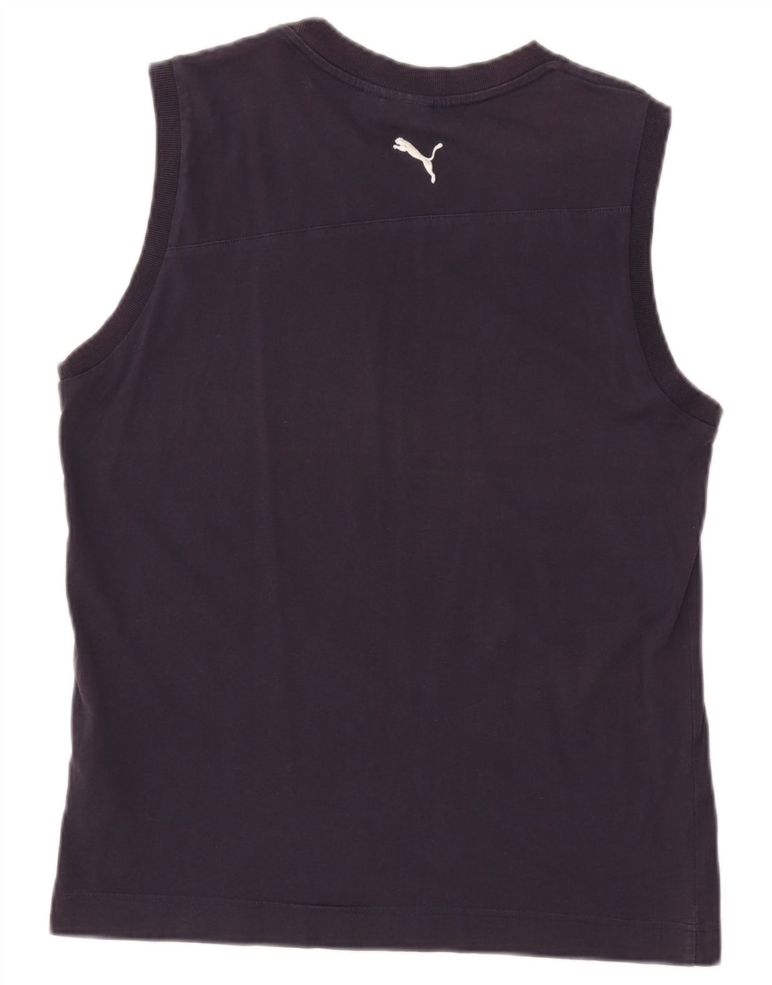Puma Mens Graphic Vest Top Large Navy Blue