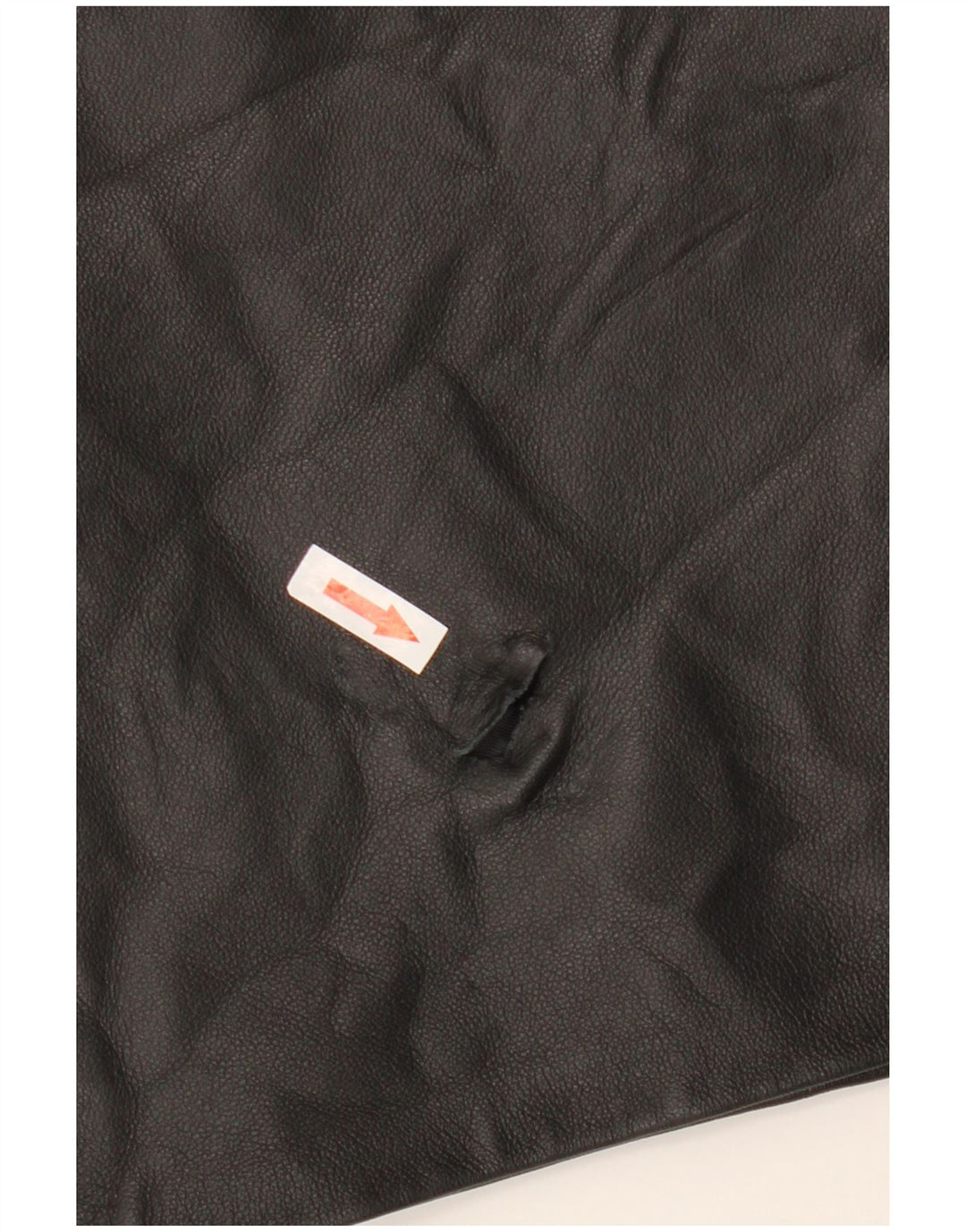 Vintage Womens Leather Skirt W32 Large Black