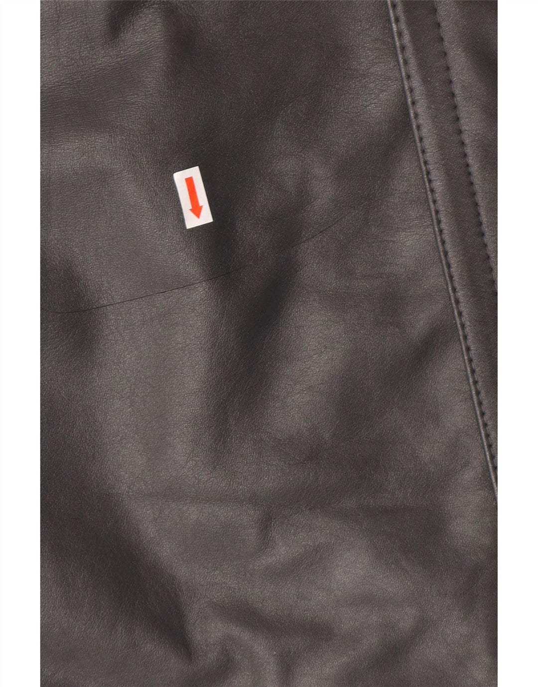 VINTAGE Mens Leather Coat IT 52 XL Grey Vintage Vintage and Second-Hand Vintage from Messina Hembry 