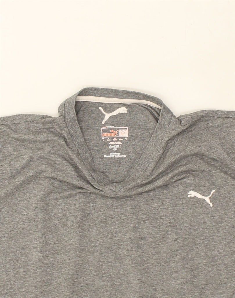 PUMA Mens T-Shirt Top Large Grey | Vintage Puma | Thrift | Second-Hand Puma | Used Clothing | Messina Hembry 