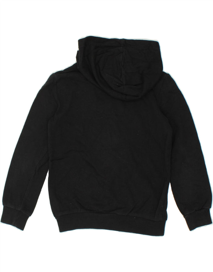 LEVI'S Girls Graphic Hoodie Jumper 8-9 Years Black Cotton Vintage Levi's and Second-Hand Levi's from Messina Hembry 