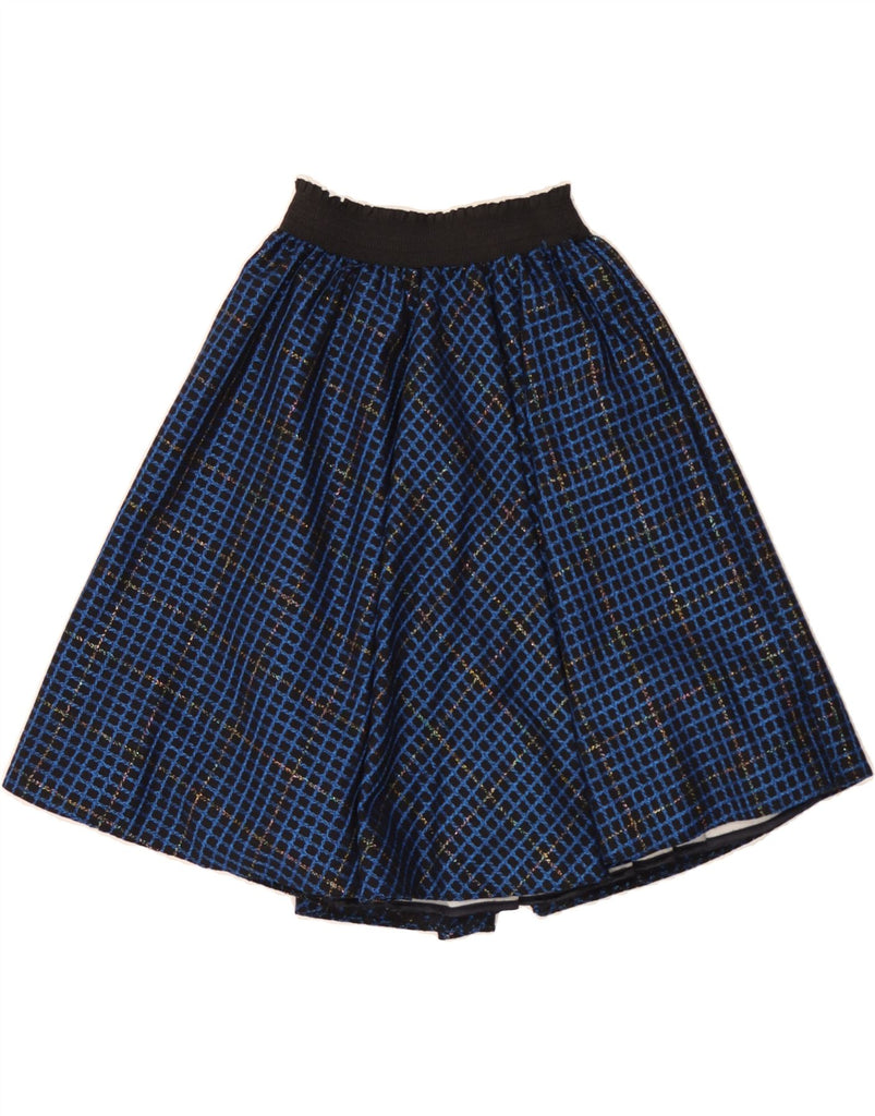 C&A Girls A-Line Skirt 13-14 Years W24  Blue Check Polyester Vintage C&A and Second-Hand C&A from Messina Hembry 