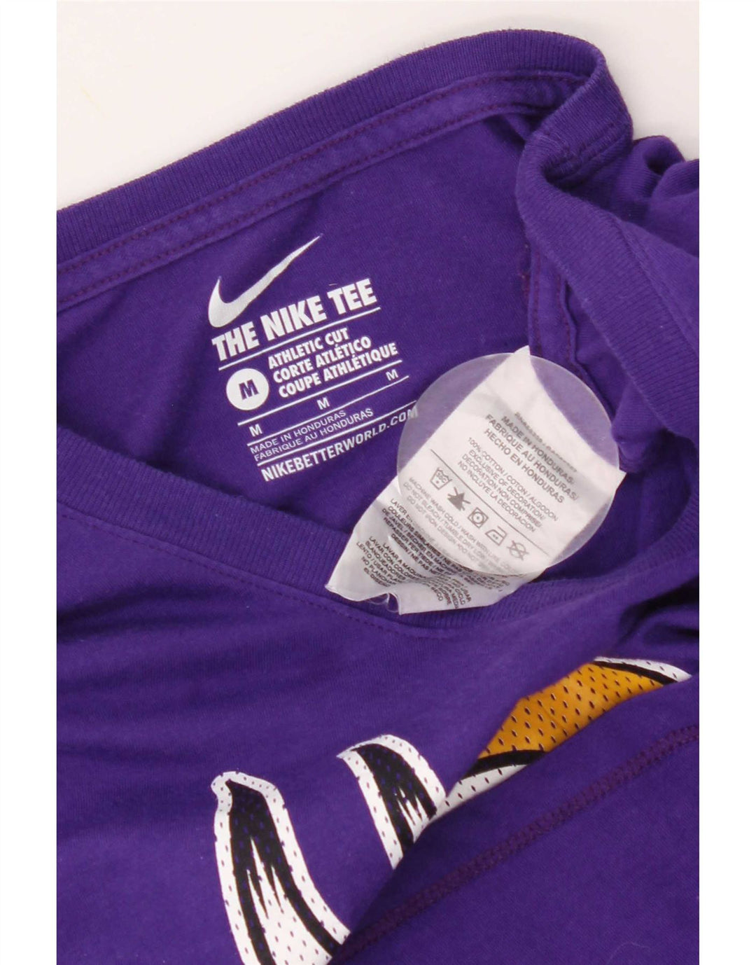 Nike Mens Minnesota Vikings Graphic T-Shirt Top Medium Purple Cotton