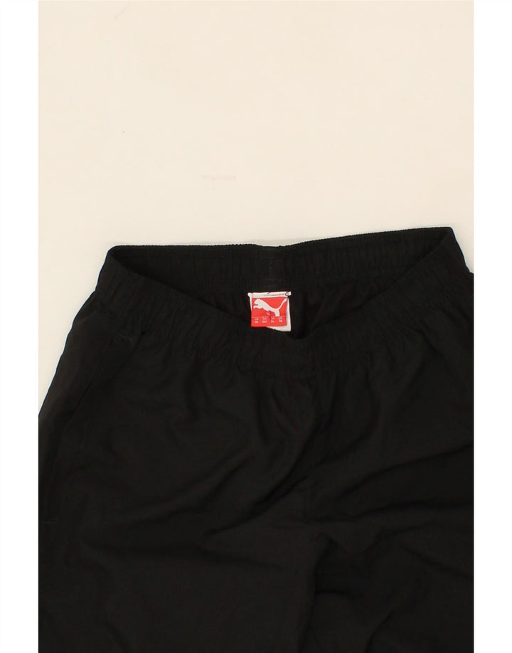PUMA Boys Graphic Sport Shorts 13-14 Years Black Vintage Puma and Second-Hand Puma from Messina Hembry 