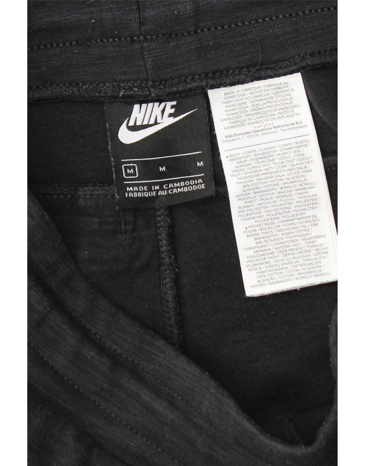 Nike Mens Tracksuit Trousers Joggers Medium  Black Flecked Cotton