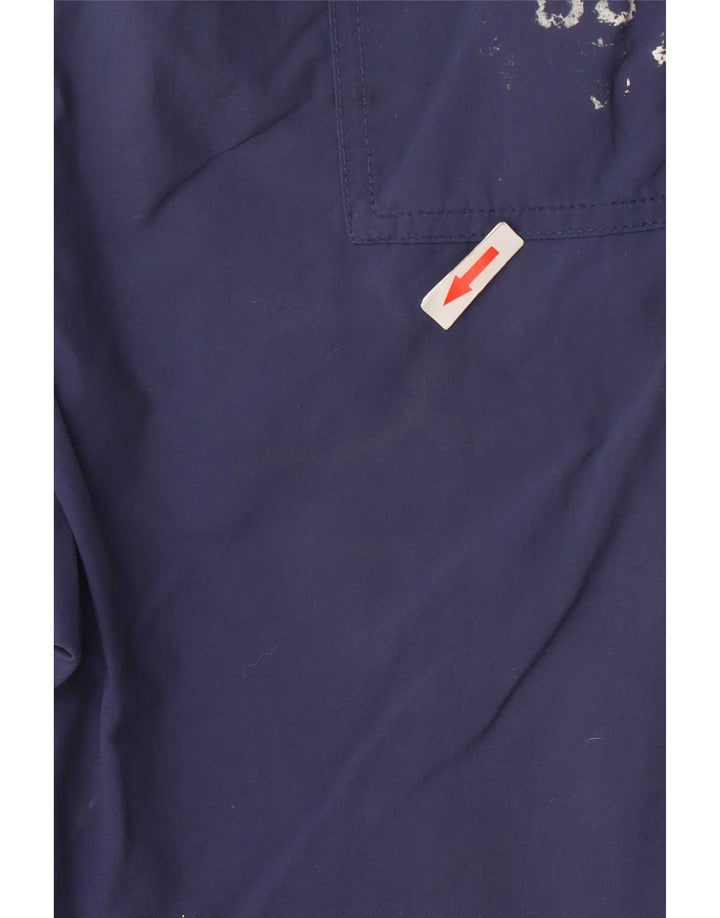 Tommy Hilfiger Mens Graphic Cargo Swimming Shorts Medium Navy Blue