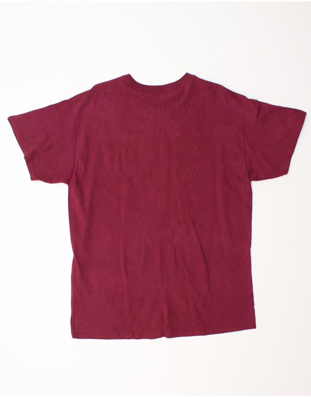 ADIDAS Mens Graphic T-Shirt Top Large Maroon Cotton Vintage Adidas and Second-Hand Adidas from Messina Hembry 