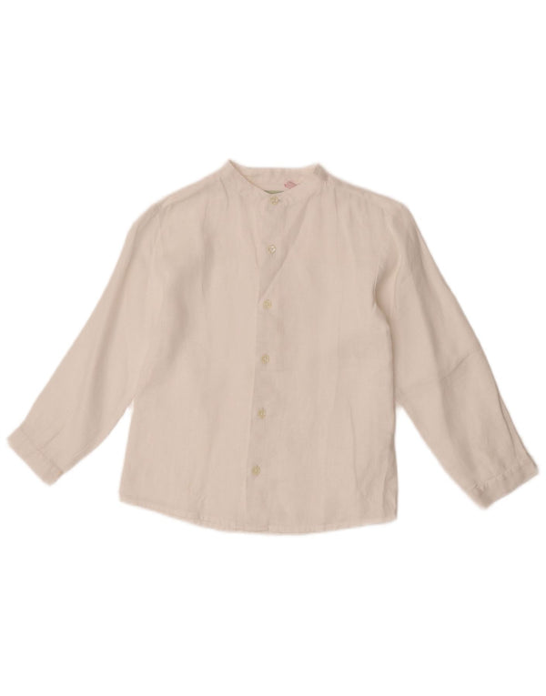 Monsoon Boys Shirt 7-8 Years White Linen