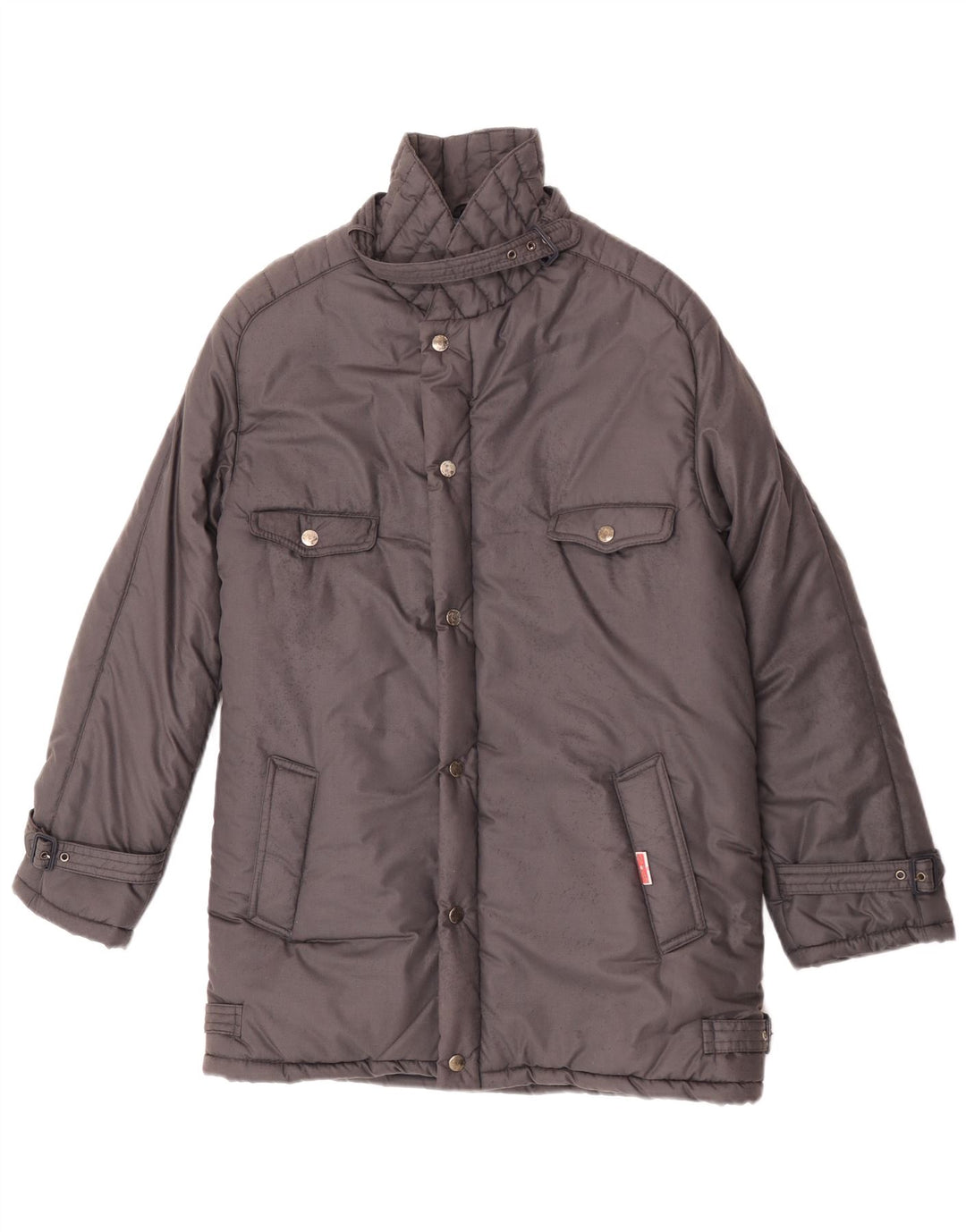 Sale E Pepe Mens Padded Coat UK 36 Small Grey Polyester
