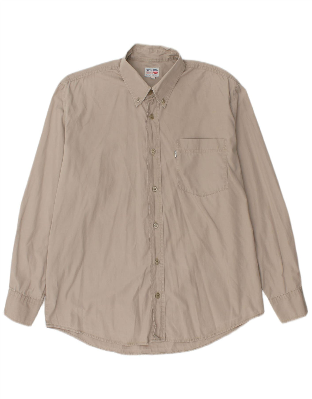 Levi's Mens Shirt Medium Grey Cotton