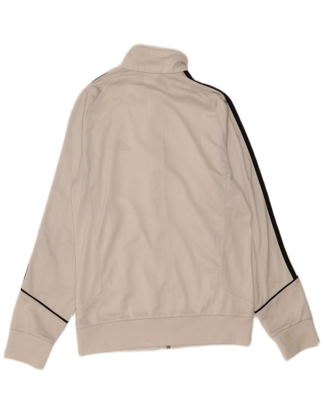 Adidas Mens Tracksuit Top Jacket UK 36/38 Small White Polyester