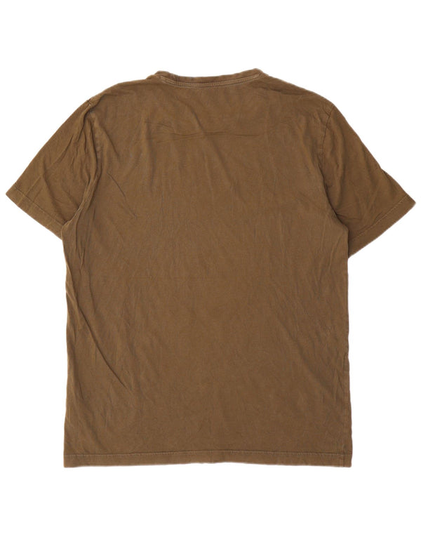 Puma Mens Graphic T-Shirt Top Large Green Cotton