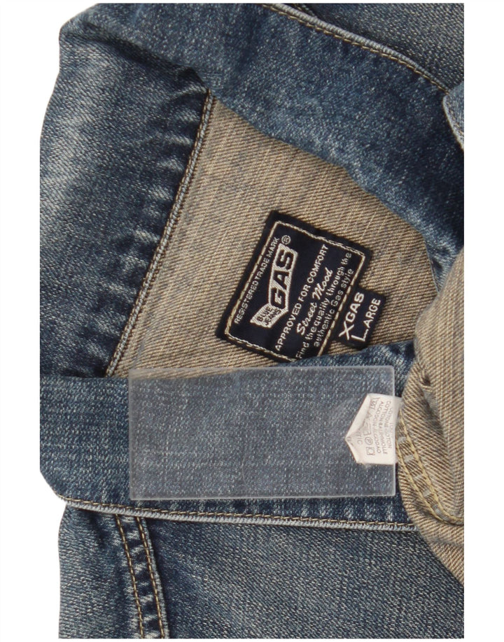 Gas Womens Denim Jacket UK 18 XL Blue