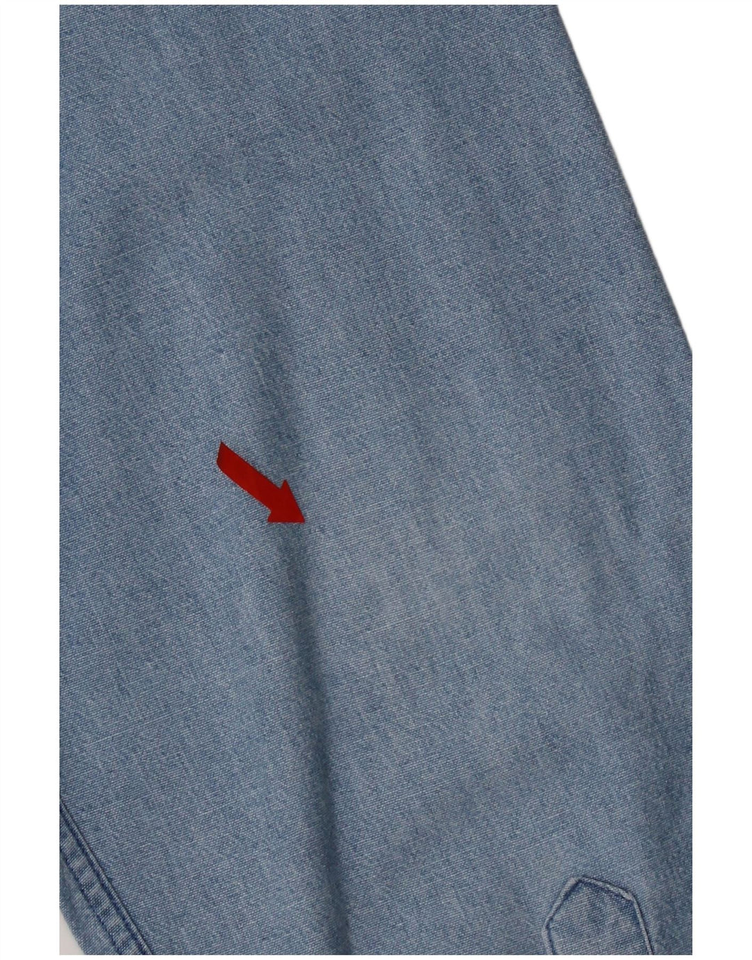 Fay Mens Denim Shirt Large Blue Cotton