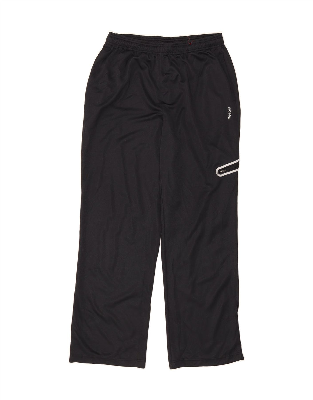REEBOK Mens Cargo Tracksuit Trousers Large  Black Polyester Vintage Reebok and Second-Hand Reebok from Messina Hembry 