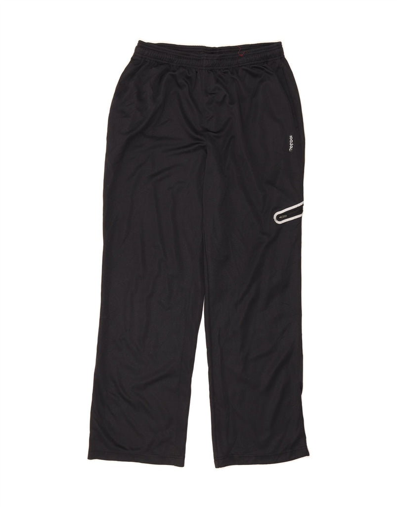 REEBOK Mens Cargo Tracksuit Trousers Large  Black Polyester Vintage Reebok and Second-Hand Reebok from Messina Hembry 