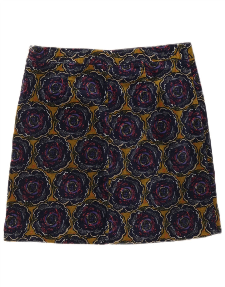 White Stuff Womens Mini Skirt UK 8 Small W27 Navy Blue Floral