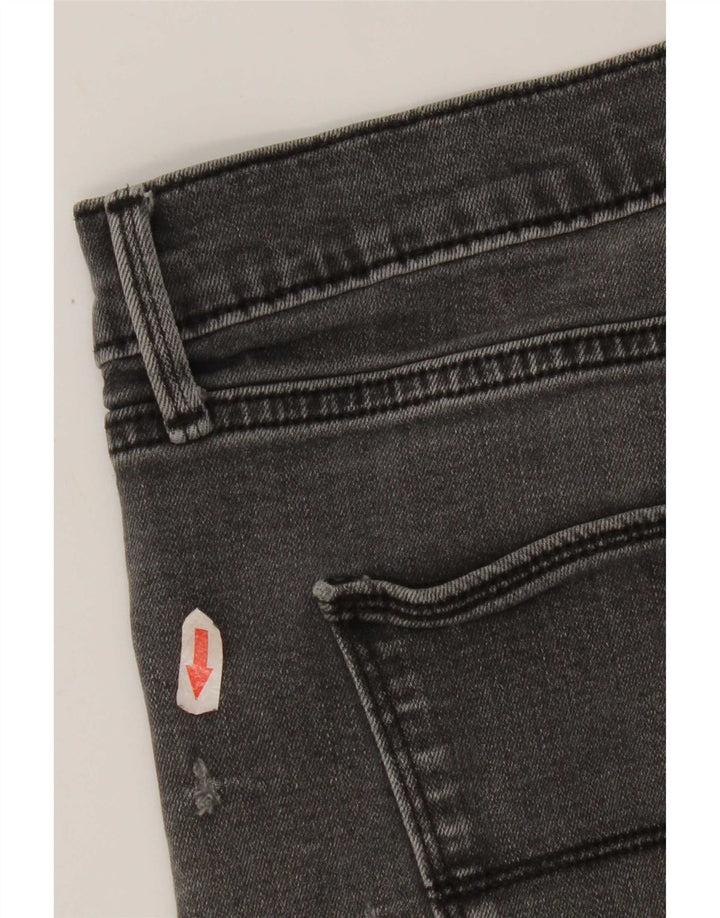 Marks & Spencer Mens Straight Jeans W42 L29 Grey Cotton